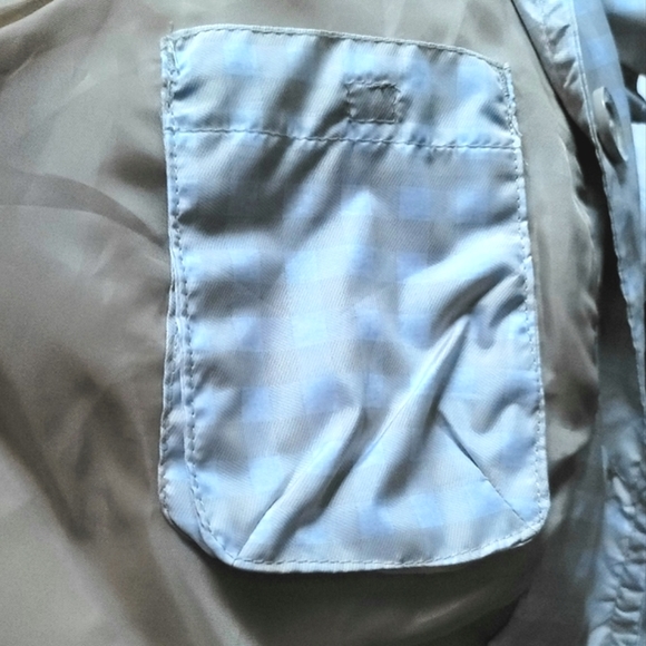 F.O.G. by London Fog Plaid Trench Coat Size 16 - Picture 8 of 12